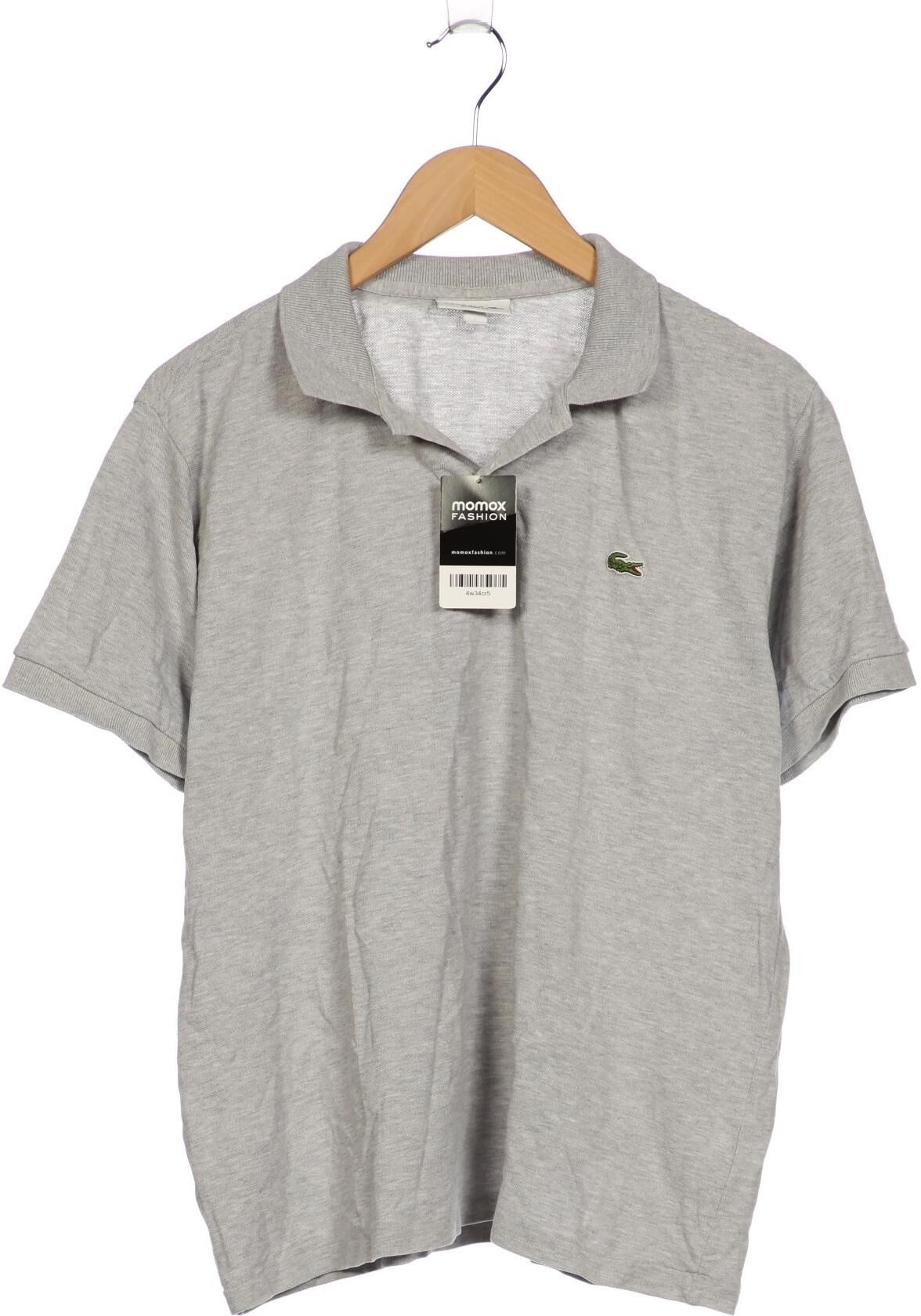 Lacoste Herren Poloshirt, Grau, Gr. L (Lacoste 5), Baumwolle - Second Hand