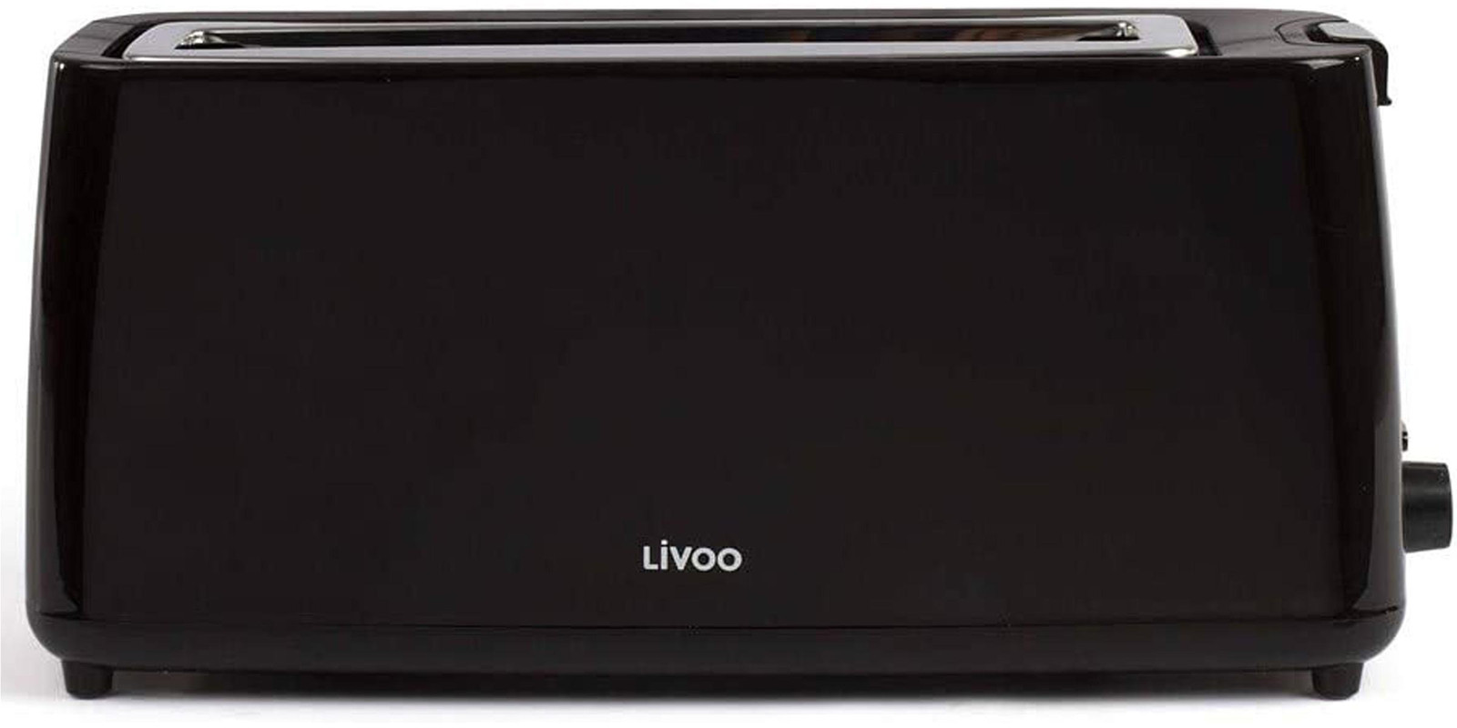 LIVOO DOD168N Long slot broodrooster - 900 W - 7 standen - Zwart