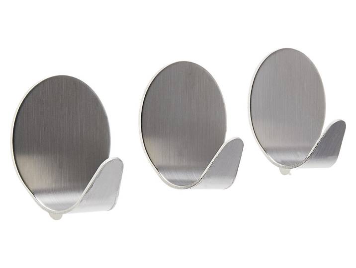 Spirella Metallhaken Edelstahl Rund 0.35 cm 3 Stück