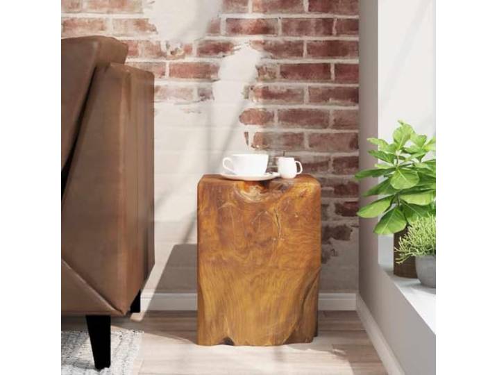 Teakholz-Massivholz Hocker Rustikalhocker Fußhocker und Beistelltisch Handgemacht, Retro-Stil, vielseitig, einzigartiges Design, dekorative Akzente