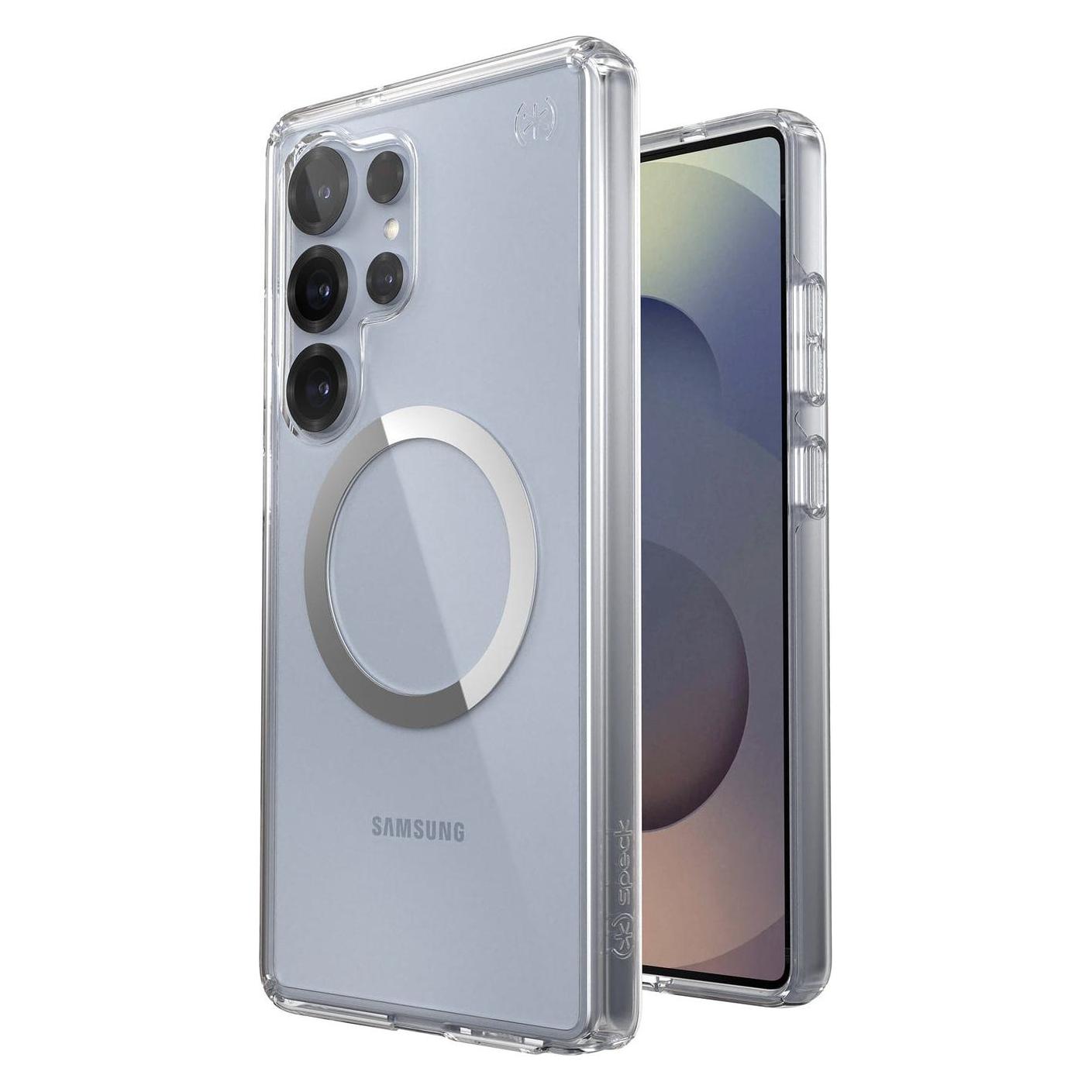 speck Presidio2 Clear + Magnet Samsung Galaxy S25 Ultra - with Microban (Samsung Galaxy S25 Ultra) (150897-3199)