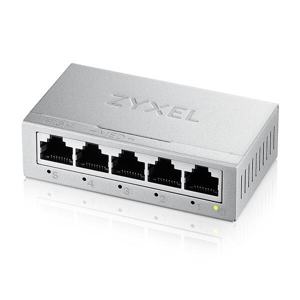 Zyxel GS-105B V5 5-Port Desktop Gigabit Ethernet Switch GS-105BV5-EU0101F