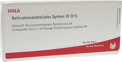 WALA Heilmittel GmbH RETICULOENDOTHELIALES System GL D 15 Ampullen 10X1 ml 03354247