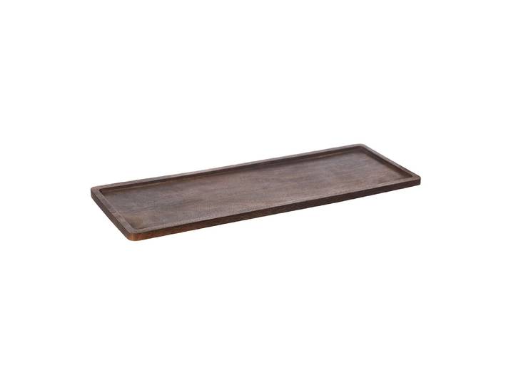 ERNST Plateau en bois Ernst 15x45 cm Marron foncé