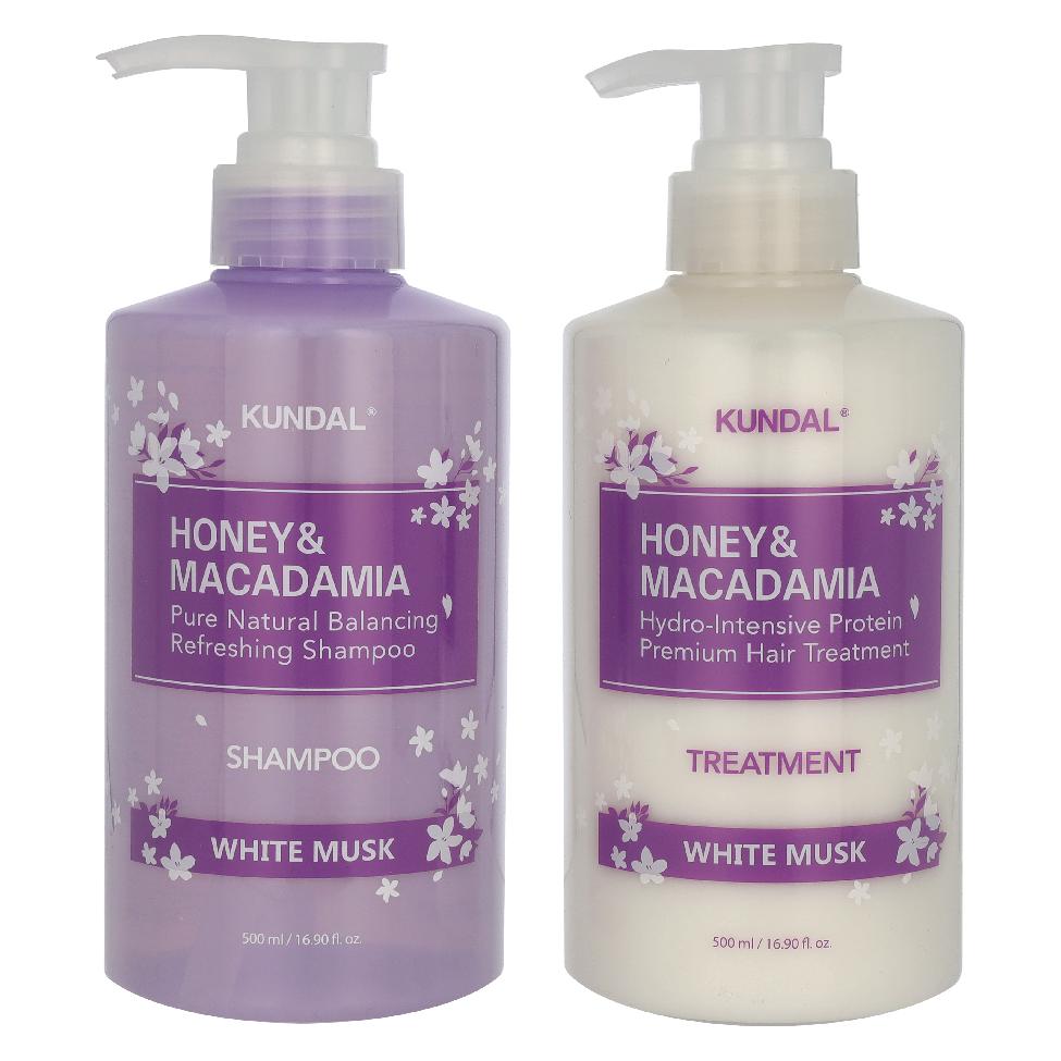 Kundal Honig & Macadamia Weisser Moschus Haargeschenkset (1000 ml) (72205401)