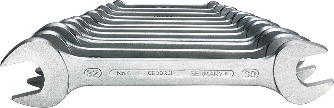 Gedore set dubbele ringsleutels, 12-delig, 6-32 mm