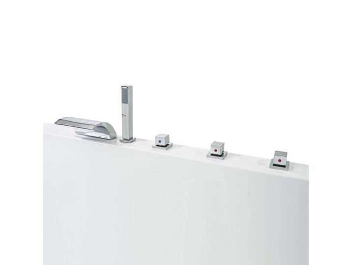 Caribia 5-Loch Wasserfall Armatur mit Handbrause 1467358