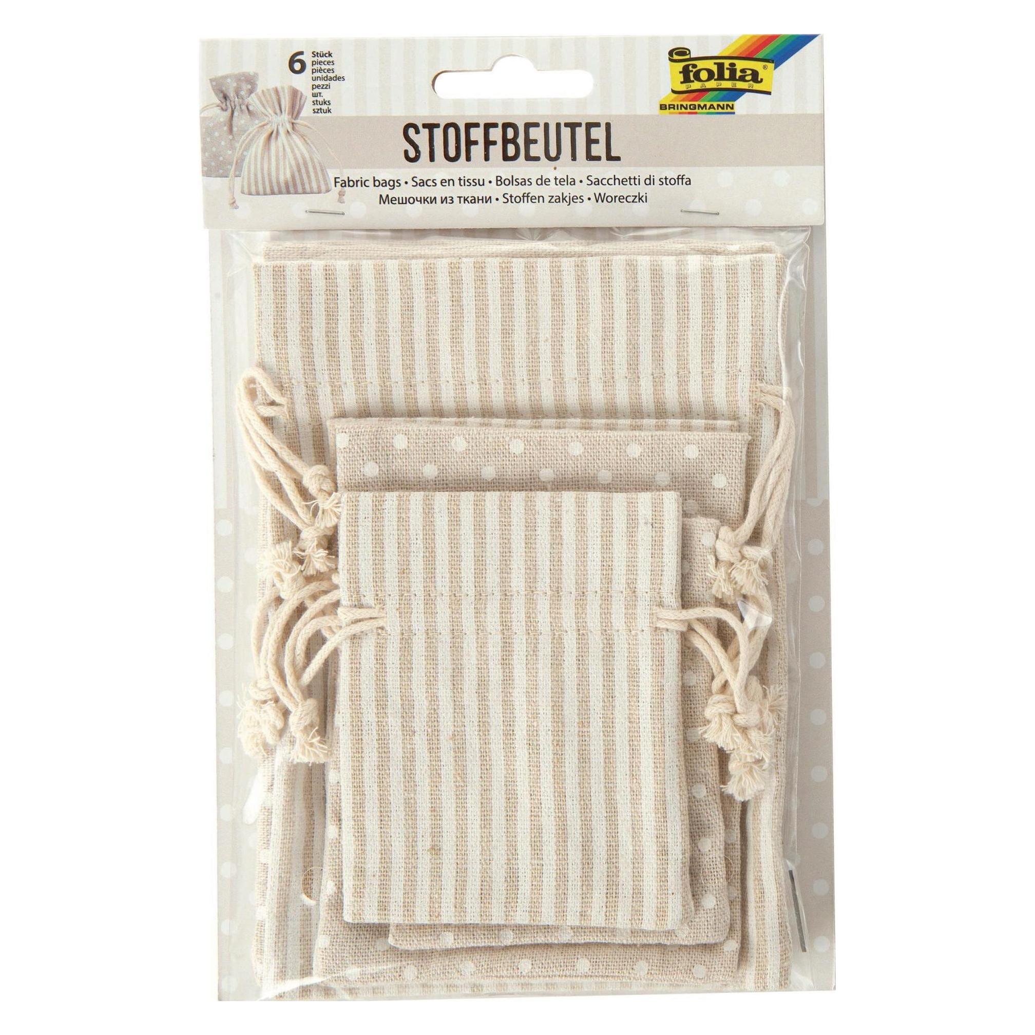 Folia Stoffbeutel (6x) (64102)