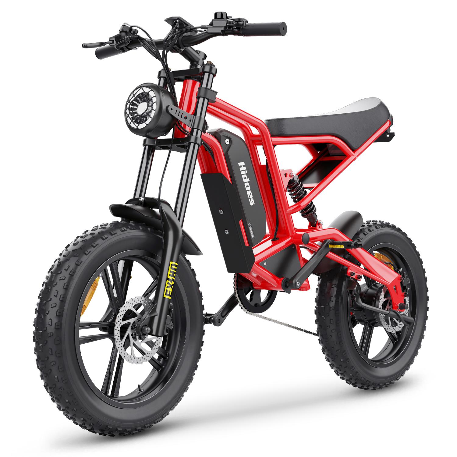 HD-B6 All-Terrain Offroad E-Bike,250W, 25km/h,20 Zoll × 4,0 Zoll ultrabreite Offroad-Reifen