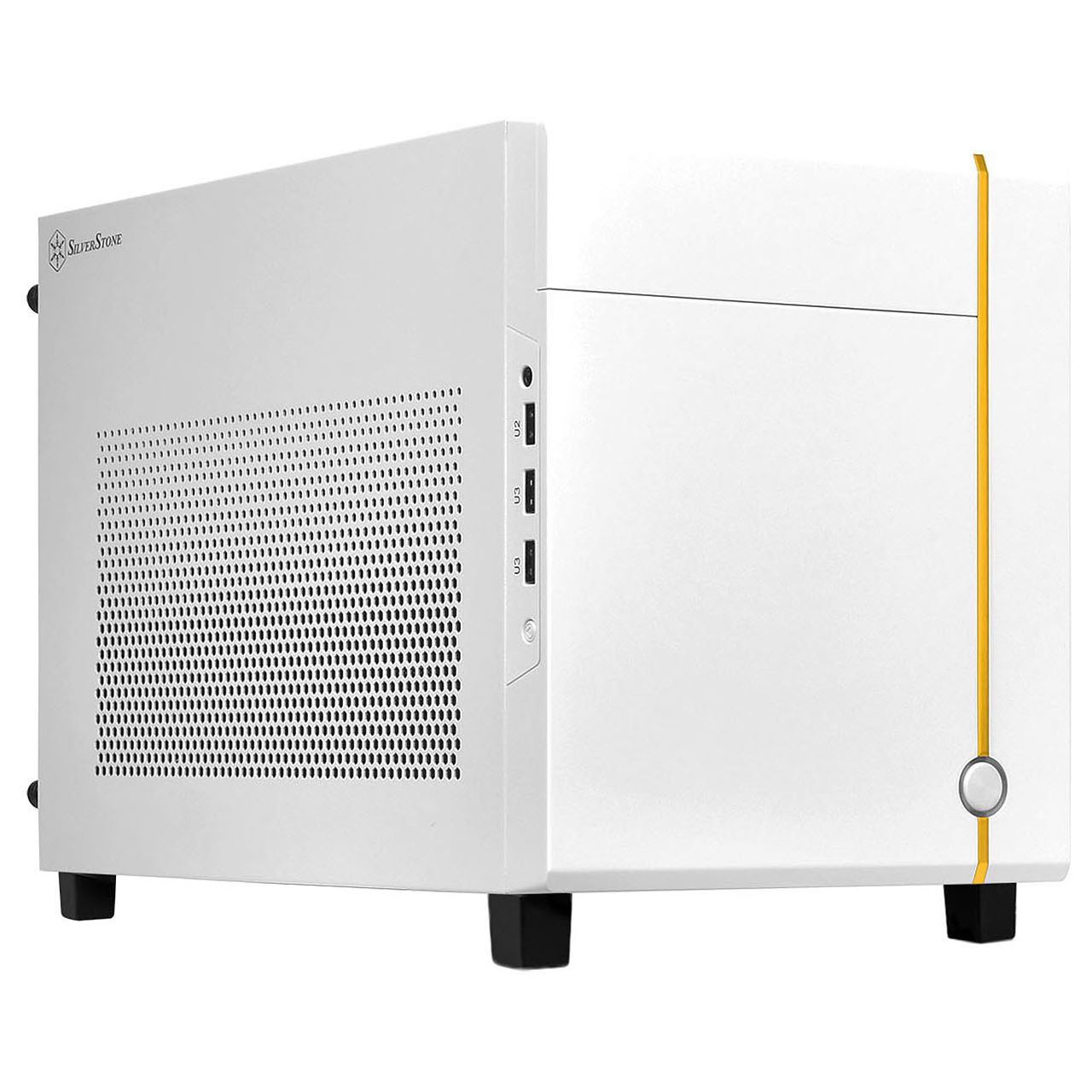 Silverstone SST-SG14W Sugo 14 Mini-ITX Gehäuse - weiß