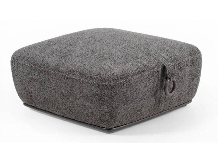 Xlmoebel Sitzhocker Moderner Luxus Pouf aus Stoff für das Wohnzimmer, Made in Europa