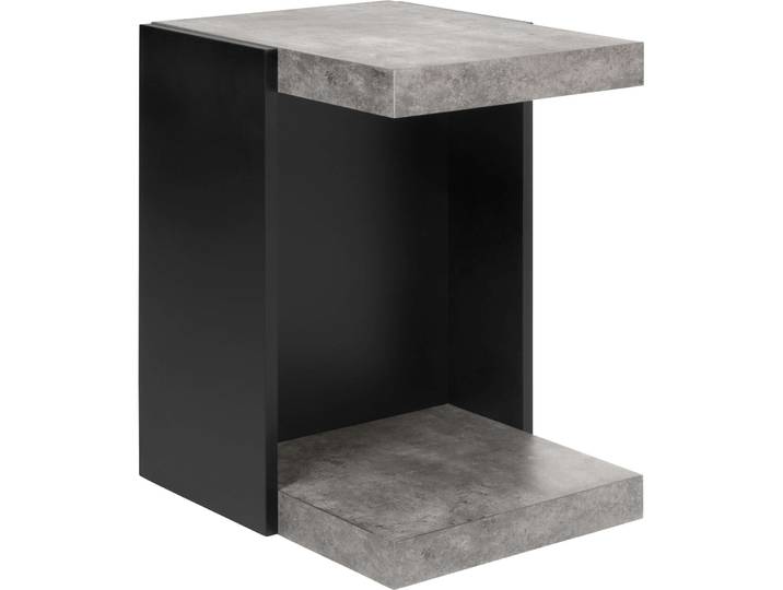 Beistelltisch Ios betongrau Melamin B 38 H 55 cm