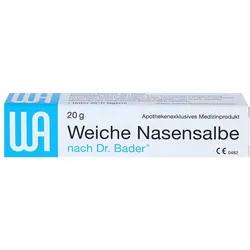 WEICHE NASENSALBE n. Dr. Bader 20 g