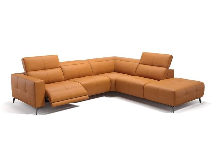 Ledersofa Ecksofa MARBELLA Relaxfunktion Eckcouch