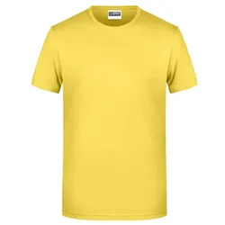 Basic T-Shirt "8008" - XL - yellow