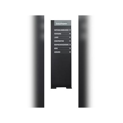 MADRID Black Line Innenaufsteller 180 x 45 cm