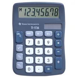 TEXAS INSTRUMENTS Taschenrechner TI-1726 blau