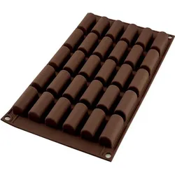 Silikonform für Pralinen Mini-Buche 30 × 14 ml