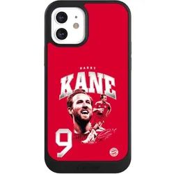 Nivocase Hülle für Apple iPhone 12 Handyhülle NIVOcore Case Schwarz FC Bayern München FCB Harry Kane (Apple iPhone 12), Smartphone Hülle, Schwarz