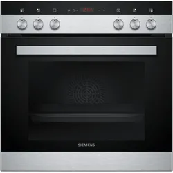 Siemens EQ110KA0Z, Backofen + Herd Einbau, Schwarz, Silber
