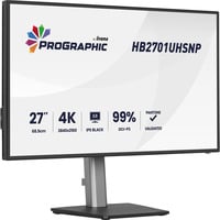 ProGraphic HB2701UHSNP-B1, LED-Monitor 68.5 cm (27 Zoll), schwarz (matt), UltraHD/4K, IPS, HDMI, DP, USB-C, USB-Hub