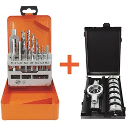 PROJAHN Kombination Gewindesätze 91013 (Einschnitt-Gewindebohrer Satz) + 91015 (...