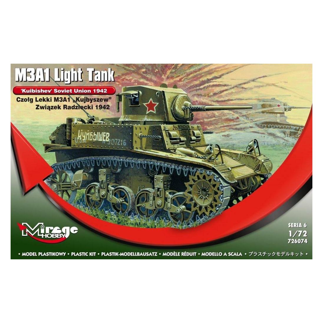 Mirage Hobby M3A1 Light Tank 'Kuibishev' Sov. Union (726074)