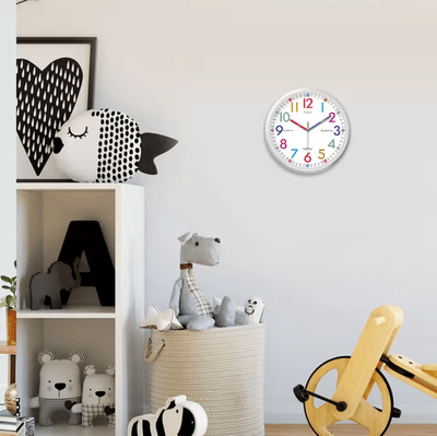 Uplift Curations 8 Inch Silent Quartz Wall Clock Minimalist Non Ticking Decor For Home & Kitchen 8 Inch Silent Quartz Wall Clock Minimalist Non Ticking Decor For Home & Kitchen