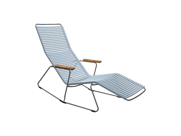 Houe - Transat inclinable Click - Bleu - Acier thermolaqué - Designer Henrik Pedersen