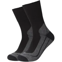 2er Pack camano Outdoor Socken 0005 - black 39-42