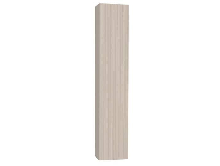 Colonne murale suspendue 1 porte Cachemire façade relief vertical - JANEIRO BEIGE