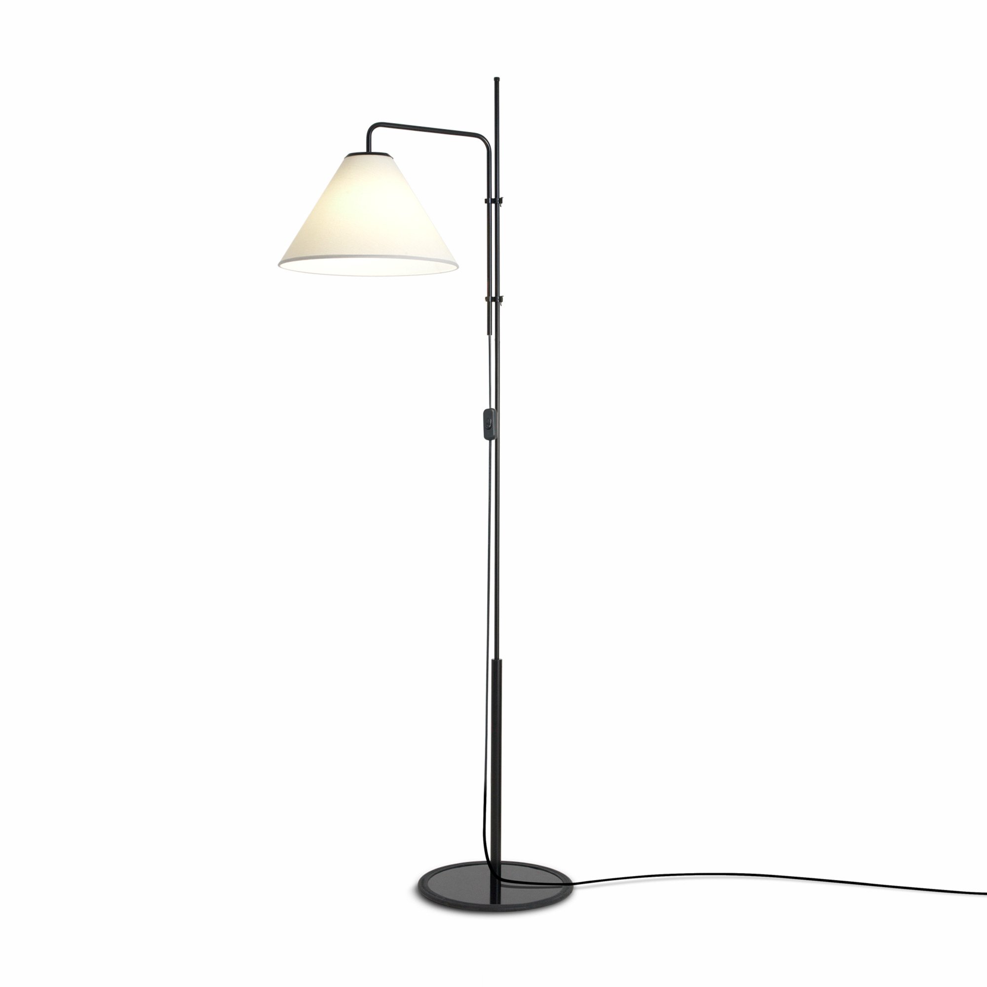 Marset Funiculí Fabric Stehleuchte (schwarz / weiß) schwarz / weiß A641-401