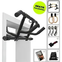 NEOLYMP Calisthenics Set Komplettset für dein Home Gym, Größe Plus in Schwarz Schwarz