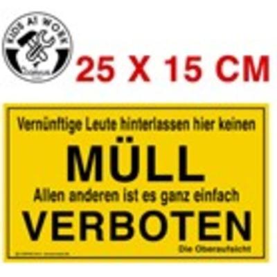 Corvus A600166 - Müll-Schild