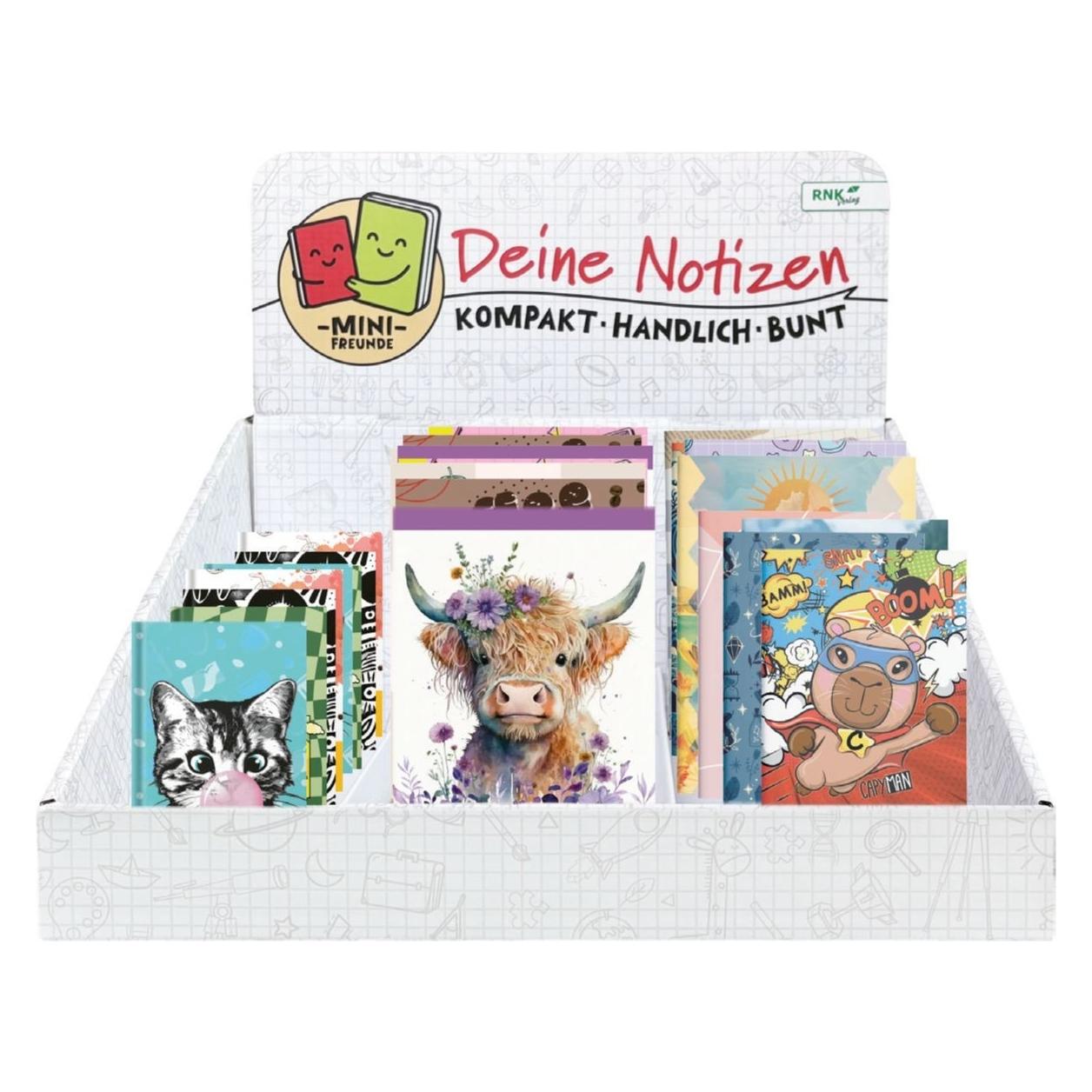 Rnk Notizbücher Mini Freunde sort (A6, A7, B7, Harter Einband) (46851)