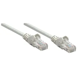 Intellinet Netzwerkkabel, Cat6, U/UTP, CCA, Cat6-kompatibel, RJ45-Stecker/RJ45-Stecker, 10,0 m, grau