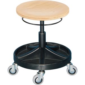 Lotz Werkstatthocker 3528.12, höhenverstellbar 41 - 54 cm, drehbar, bis 110 kg