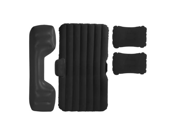 HDRTCBU Auto aufblasbare Matratze Rücksitz Reisen(Black)