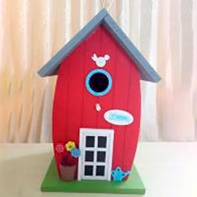 Evergreen "11"" Whimsy Cottage Wood Bird House"