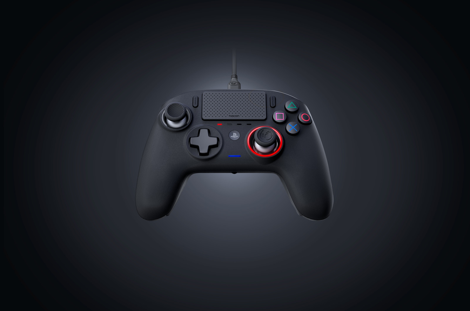 Nacon NA383508 PS4 Revolution Pro Controller, bedraad, USB, zwart