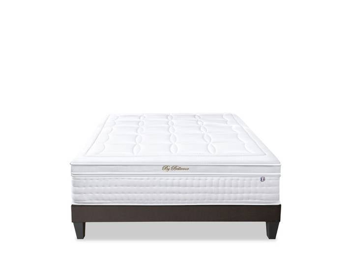 Ensemble Empereur 180x200 cm Matelas Mousse + Sommier Bois