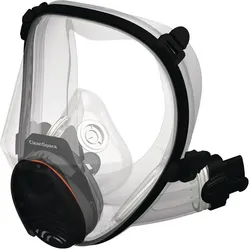 CleanSpace, Atemschutzmaske, Atemschutzvollmaske PAF-1014 EN 12942 ohne Filter, mit Polycarbonatscheibe gross (1x)