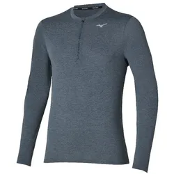 Mizuno, Herren, Sportshirt, Impulse (XL), Grau