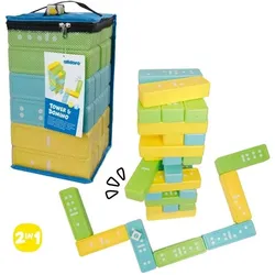 Alldoro Tower & Domino (Dänisch, Deutsch, Englisch, Französisch, Italienisch, Niederländisch, 1 - 2 Spieler)