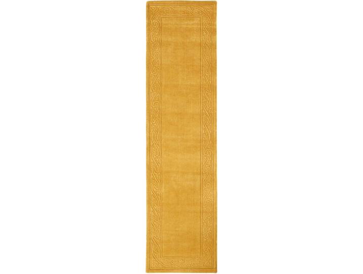 Teppich HEINE HOME Gr. 4, gelb (safran), B:140cm H:20mm L:200cm, Wolle, Teppiche, Teppich