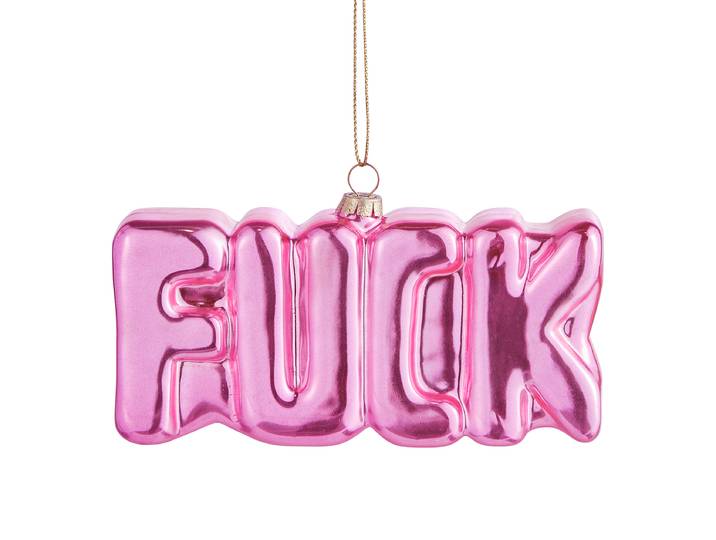Baumanhänger F… 4 x 10 x 16cm Pink/Pink
