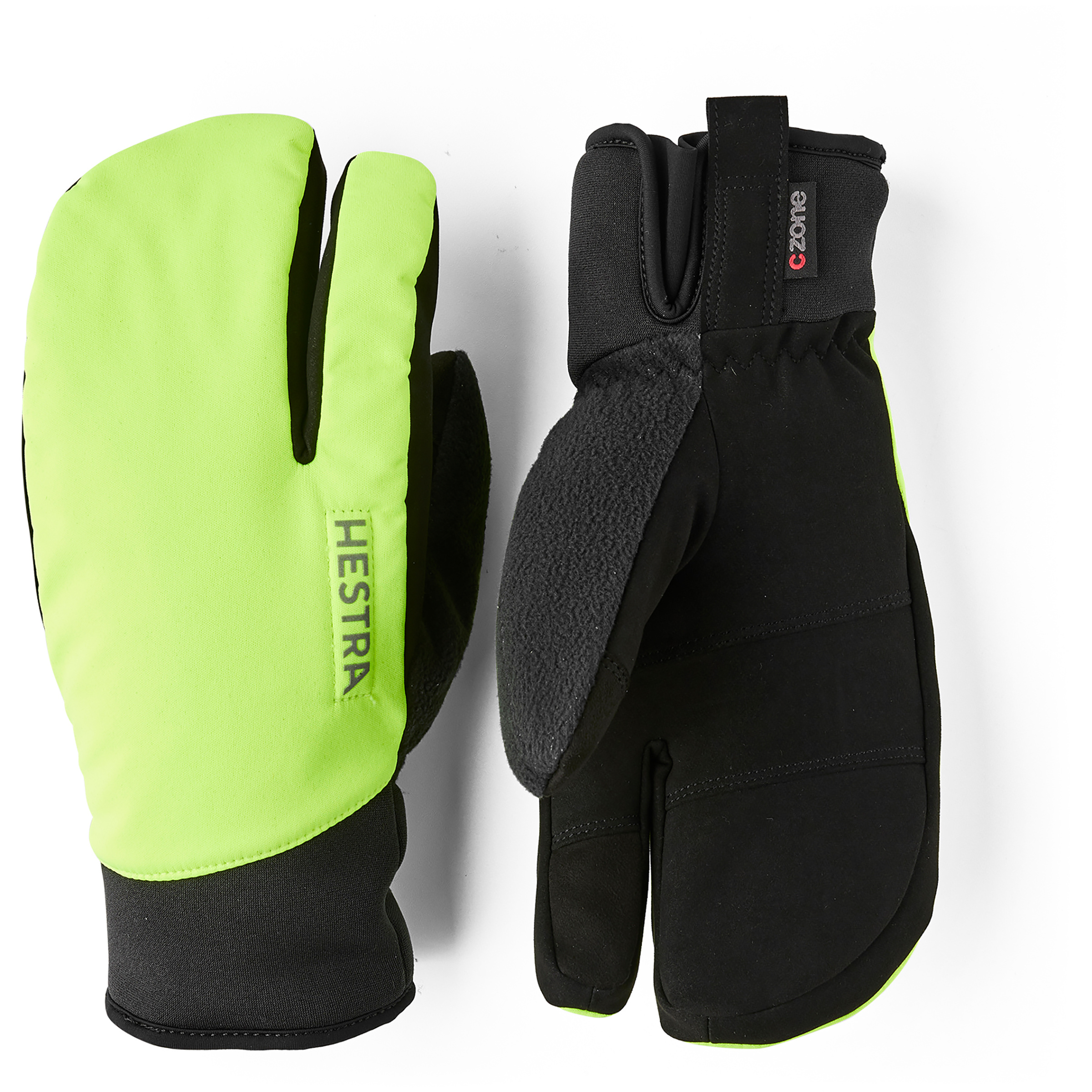 Hestra Czone Velo 3-Finger-Handschuhe schwarz Größe 6 Gravel | Mountainbike Isolierend