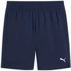 PUMA Herren Shorts M TAD FOUNDATIONS 7 WOVEN SHORT W/ ZIP POCKETS, Größe S in Blau Blau