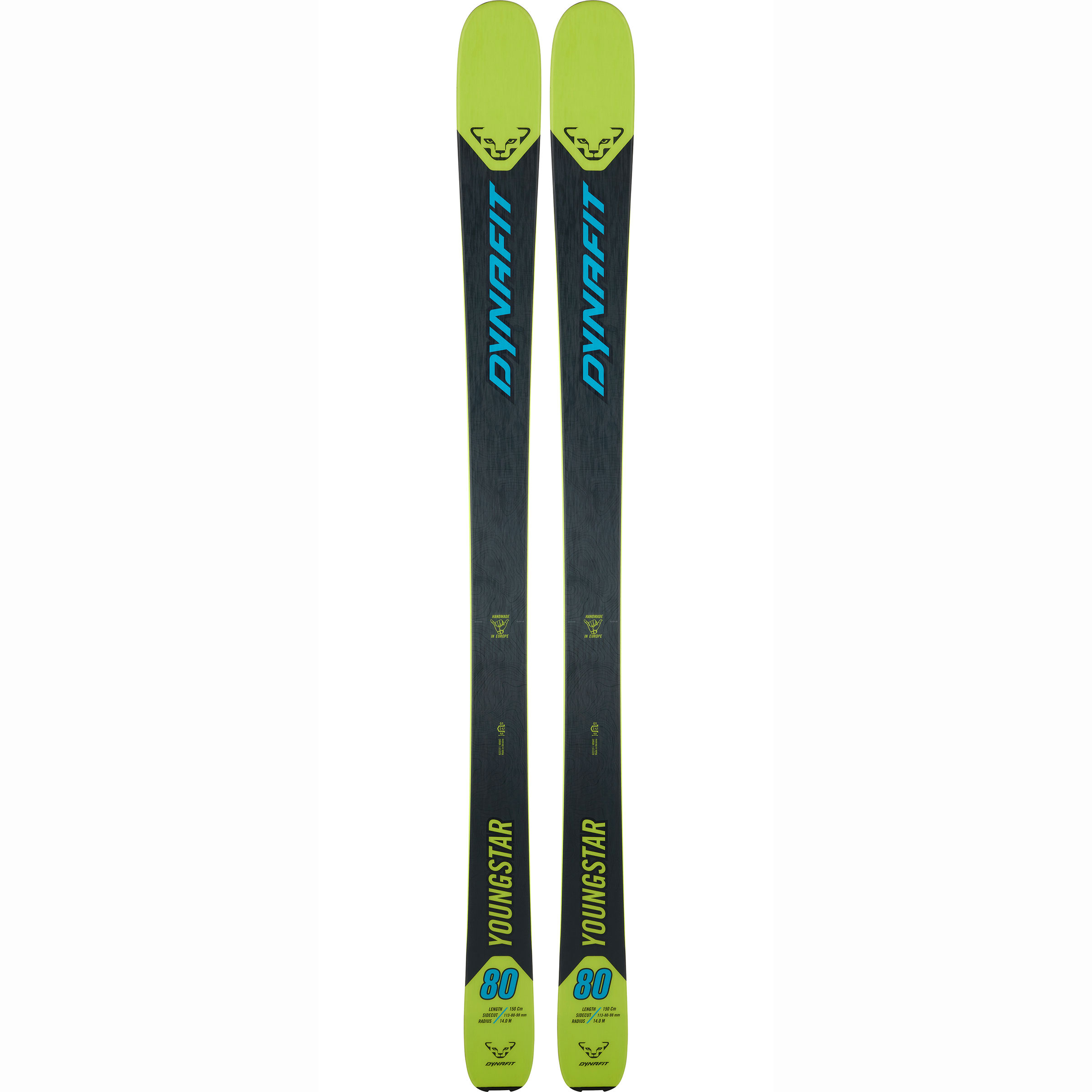 Dynafit Youngstar Tourenski 24/25 Kinder Tourenski gruen Größe 160cm Skitour
