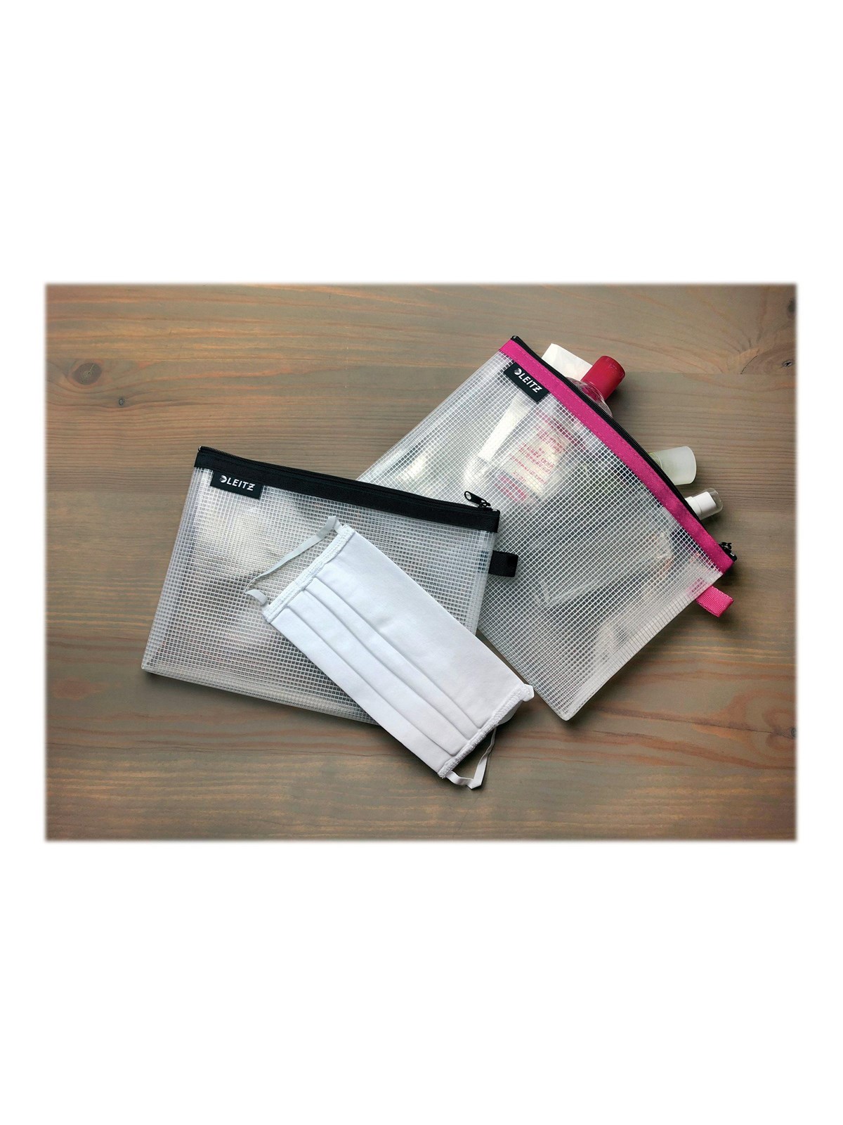 Leitz WOW Traveller Zip-Beutel wasserabweisend Kosmetik Grün